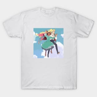 witch and catgirl T-Shirt